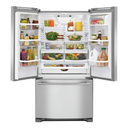 Maytag® 33-Inch Wide French Door Refrigerator with Water Dispenser - 22 Cu. Ft MRFF5033PZ