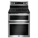 Maytag® 30-Inch Wide Double Oven Electric Range With True Convection - 6.7 Cu. Ft. YMET8800FZ