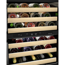 Kitchenaid® 24 Undercounter Wine Cellar with Glass Door and Wood-Front Racks KUWR214KSB