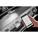 KitchenAid® 36'' Smart Commercial-Style Dual Fuel Range with 6 Burners KFDC506JBK