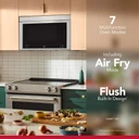 Kitchenaid® Multifunction Flush Mount Over-the-Range Microwave Oven with Infrared Sensor Modes YKMMF730PPS