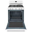 Kitchenaid® 30-Inch 5-Burner Gas Convection Range KFGG500EWH