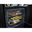 Kitchenaid® 30-Inch 5 Burner Gas Convection Slide-In Range with Baking Drawer KSGB900ESS