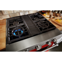 KitchenAid® 30'' Smart Commercial-Style Dual Fuel Range with 4 Burners KFDC500JPA