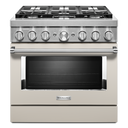 KitchenAid® 36'' Smart Commercial-Style Dual Fuel Range with 6 Burners KFDC506JMH