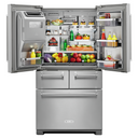 Kitchenaid® 25.8 Cu. Ft. 36 Multi-Door Freestanding Refrigerator with Platinum Interior Design KRMF706ESS