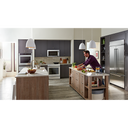 Kitchenaid® 30 Single Wall Oven with Even-Heat™ True Convection KOSE500ESS