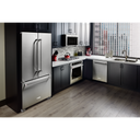 Kitchenaid® 20 cu. ft. 36-Inch Width Counter-Depth French Door Refrigerator with Interior Dispense KRFC300ESS