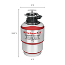 Kitchenaid® 1-Horsepower  Batch Feed Food Waste Disposer KBDS100T