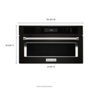 Kitchenaid® 27 Built In Microwave Oven with Convection Cooking KMBP107EBS