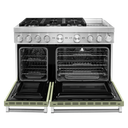 KitchenAid® 48'' Smart Commercial-Style Dual Fuel Range with Griddle KFDC558JAV