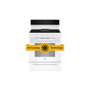 Whirlpool® 30-inch Smart Gas Range with Air Cooking Technology, Steam/Self Cleaning, Rapid Preheat 5.3 CuFt Capacity WFGS7530RW