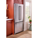 Kitchenaid® 20 cu. ft. 36-Inch Width Counter-Depth French Door Refrigerator with Interior Dispense KRFC136RPS