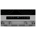 Whirlpool® 30-inch Smart Slide in Electric Range with True Convection, No Preheat Air Fry, WipeClean™ Coating, Steam/Self Clean and High Speed Preheat YWSES7530RZ
