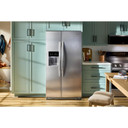 Whirlpool® 36-inch Full Depth Side-by-Side Refrigerator with Prep &amp; Store Bins WRSF6536RZ
