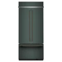 Kitchenaid® 20.8 Cu. Ft. 36" Built-In French Door Bottom Mount Refrigerator with Platinum Interior KBFN536SJP
