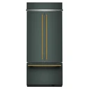 Kitchenaid® 20.8 Cu. Ft. 36" Built-In French Door Bottom Mount Refrigerator with Platinum Interior KBFN536SJP