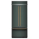 Kitchenaid® 20.8 Cu. Ft. 36" Built-In French Door Bottom Mount Refrigerator with Platinum Interior KBFN536SJP