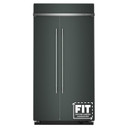 Kitchenaid® 25.5 Cu. Ft. 42" Built-In Side-by-Side Refrigerator with Platinum Interior KBSN742SBE