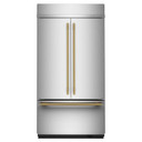 Kitchenaid® 24.2 Cu. Ft. 42"" Built-In French Door Bottom Mount Refrigerator with Platinum Interior KBFN542SPS