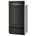 Kitchenaid® 24.2 Cu. Ft. 42" Built-In French Door Bottom Mount Refrigerator with Platinum Interior KBFN542SBE