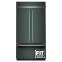 Kitchenaid® 24.2 Cu. Ft. 42" Built-In French Door Bottom Mount Refrigerator with Platinum Interior KBFN542SJP