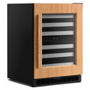 Kitchenaid® 24" Undercounter Wine Cellar with Full-Extension Wood-Front Racks KUWR324SPA