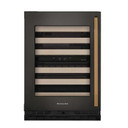 Kitchenaid® 24" Undercounter Wine Cellar with Full-Extension Wood-Front Racks KUWL524SBE