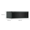 Kitchenaid® Smart Low Profile Microwave Hood Combination with Dual Fan Ventilation YKMML550RJP