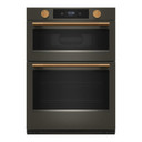 Kitchenaid® 30-inch Smart Electric Combo Wall Oven with Assisted Cooking Modes - Black Ore KOEC730SBE