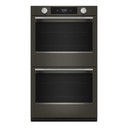 Kitchenaid® Smart Double Wall Oven with Assisted Cooking Modes KOED730SBE
