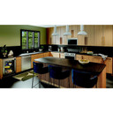 Kitchenaid® 24" Undercounter Refrigerator with Glass Door and Shelves with Metallic Accents KURL524SPS