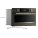 Kitchenaid® 30" Built In Microwave Oven with Air Fry KMBS730SBE
