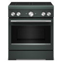 Kitchenaid® 30-Inch 4-Element Induction Freestanding Commercial-Style Range with Air Fry KFIS930SJP