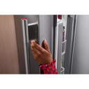 Kitchenaid® 20 cu. Ft. 30-Inch Width Standard Depth French Door Refrigerator with PrintShield® Finish and Interior Dispense KRFF330SPS