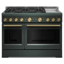 KitchenAid® 48-Inch 6 Burner Commercial-Style Gas Range with Griddle KFGD948SJP