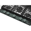 Kitchenaid® Gas-on-Metal Cooktop with an Integrated Wok Grate and CookShield™ Finish KCGK530SJP