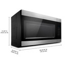 Amana® 1.7 Cu. Ft. Over-the-Range Microwave with Quick Start Presets YAMMS2230TS