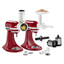 KitchenAid® Food Grinder + Fresh Prep Slicer/Shredder Attachment Bundle KSM2GSSA