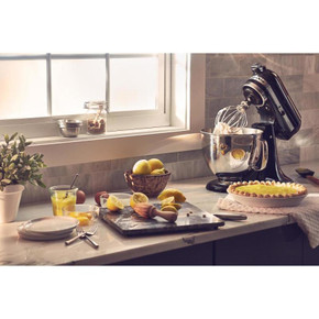 Kitchenaid® Value Bundle Artisan® Series 5 Quart Tilt-Head Stand Mixer with Flex Edge Beater KSM150FEOB