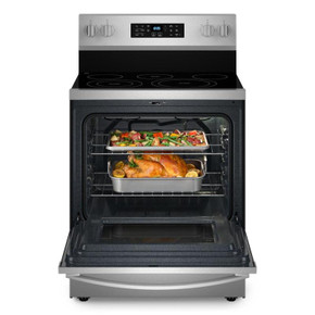 Whirlpool® 30-inch Energy Star Electric Range with Air Cooking Technology, No Preheat Air Fry and Air Baking and Self Clean YWFES5030RZ