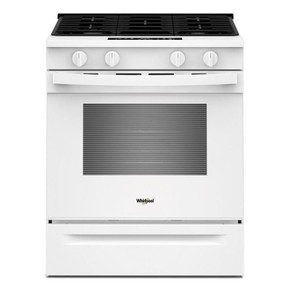 Whirlpool® 30-inch Gas Smart Range with No Preheat Mode and Steam Clean WSGS3330TW