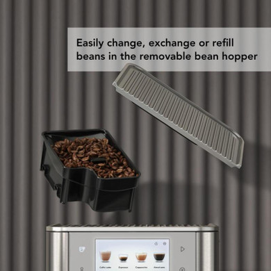9.5 Oz. Removable Bean Hopper with lid for KitchenAid® Fully Automatic Espresso Machines - KF6, KF7, KF8 KESRBHF