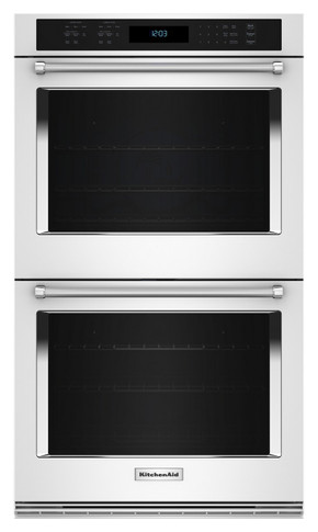 KitchenAid® 30 Double Wall Oven with Air Fry Mode KOED530PWH