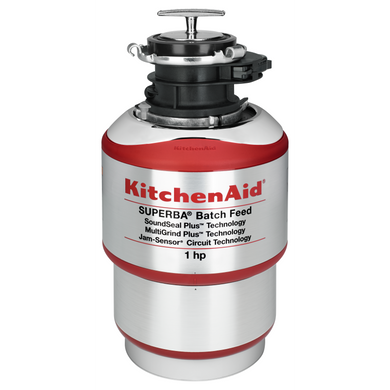 Kitchenaid® 1-Horsepower  Batch Feed Food Waste Disposer KBDS100T