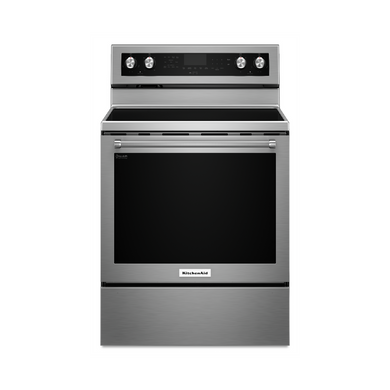 Kitchenaid® 30-Inch 5-Element Electric Convection Range YKFEG500ESS