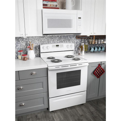 30-inch Amana® Electric Range with Self-Clean Option YACR4503SFW