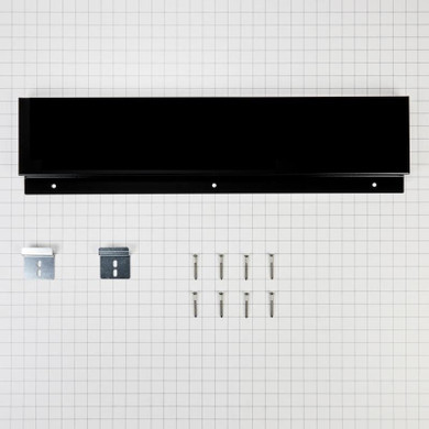 6” (15.2 cm) Slide-in Range Backsplash, Black W10655449
