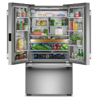 Kitchenaid® 24 cu. ft. 36-Inch Width Counter-Depth French Door Refrigerator with Interior Dispense KRFC236SPS