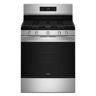 Whirlpool® 30-inch Gas Range with Air Cooking Technology and Steam Clean WFGS4530SZ